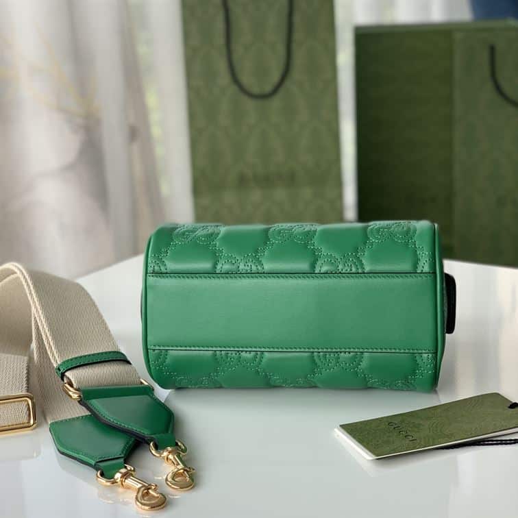 GUCCI GG MATELASSE MINI BAG IN BRIGHT GREEN LEATHER – GB70