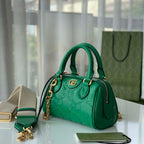 GUCCI GG MATELASSE MINI BAG IN BRIGHT GREEN LEATHER – GB70