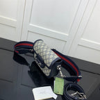 GUCCI HORSEBIT 1955 MINI BAG IN BEIGE AND BLUE GG SUPREME CANVAS – GB11
