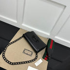 GUCCI HORSEBIT 1955 MINI BAG IN BLACK LEATHER – GB33
