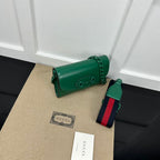 GUCCI HORSEBIT 1955 MINI BAG IN GREEN LEATHER – GB32