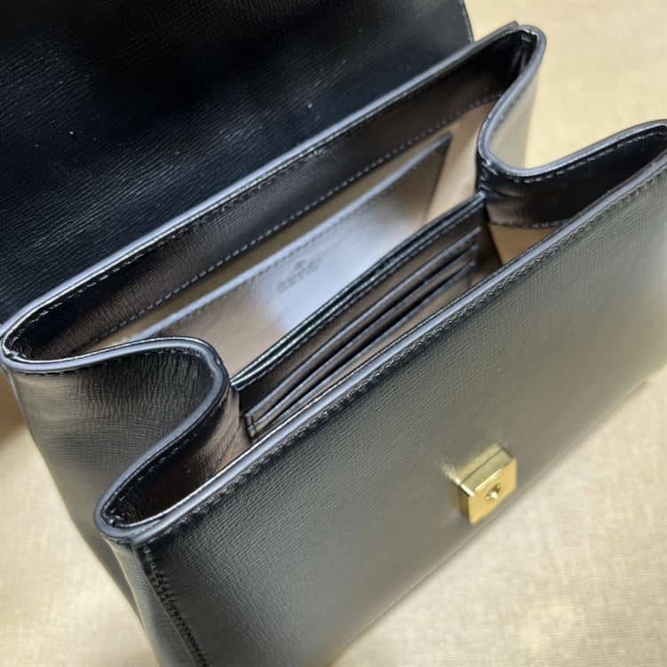 GUCCI HORSEBIT 1955 MINI BAG WITH BLACK LEATHER – GB21