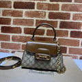 GUCCI HORSEBIT 1955 MINI BAG WITH LIGHT BROWN – GB22