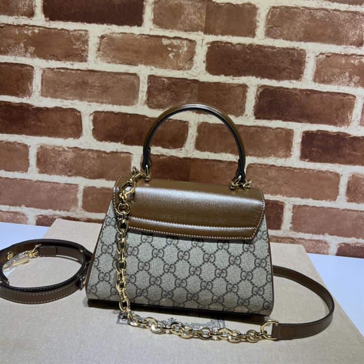 GUCCI HORSEBIT 1955 MINI BAG WITH LIGHT BROWN – GB22