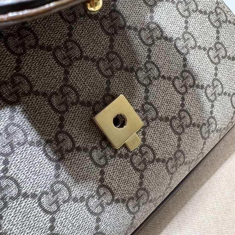 GUCCI HORSEBIT 1955 MINI BAG WITH LIGHT BROWN – GB22