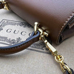 GUCCI HORSEBIT 1955 MINI BAG WITH LIGHT BROWN LEATHER – GB20