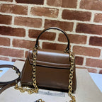 GUCCI HORSEBIT 1955 MINI BAG WITH LIGHT BROWN LEATHER – GB20