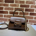GUCCI HORSEBIT 1955 MINI BAG WITH LIGHT BROWN LEATHER – GB20