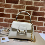 GUCCI HORSEBIT 1955 MINI BAG WITH WHITE LEATHER – GB19