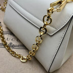 GUCCI HORSEBIT 1955 MINI BAG WITH WHITE LEATHER – GB19