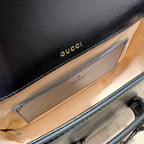 GUCCI HORSEBIT 1955 SMALL SHOULDER BAG BLACK LEATHER – GB24