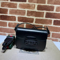 GUCCI HORSEBIT 1955 SMALL SHOULDER BAG BLACK LEATHER – GB24