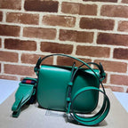 GUCCI HORSEBIT 1955 SMALL SHOULDER BAG GREEN LEATHER – GB25