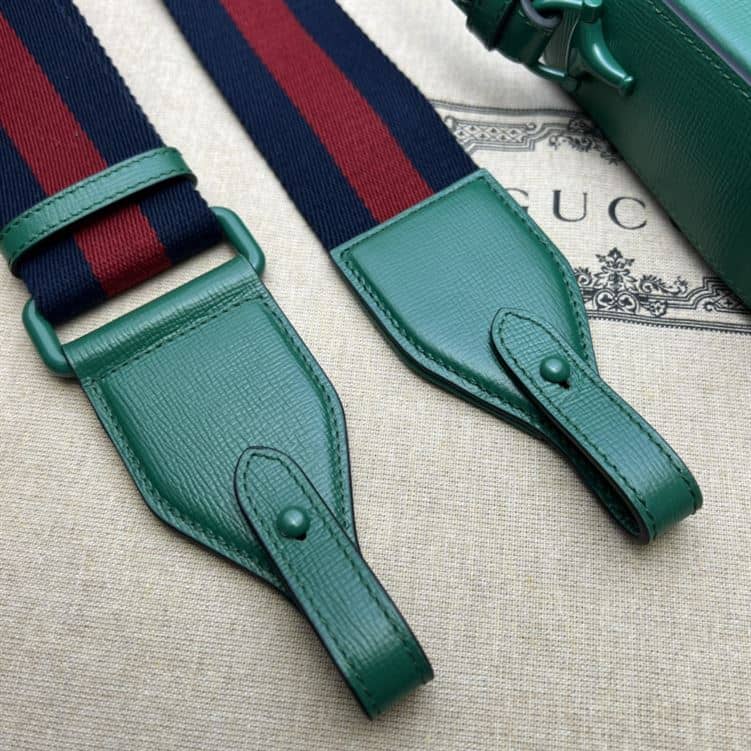 GUCCI HORSEBIT 1955 SMALL SHOULDER BAG GREEN LEATHER – GB25