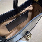 GUCCI JACKIE 1961 LIZARD MINI BAG IN BLACK – GB77