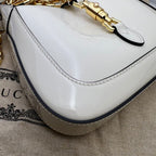 GUCCI JACKIE 1961 MINI SHOULDER BAG WITH WHITE PATENT LEATHER – GB72