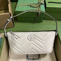 GUCCI MARMONT SHOULDER BAG IN WHITE LEATHER – GB15