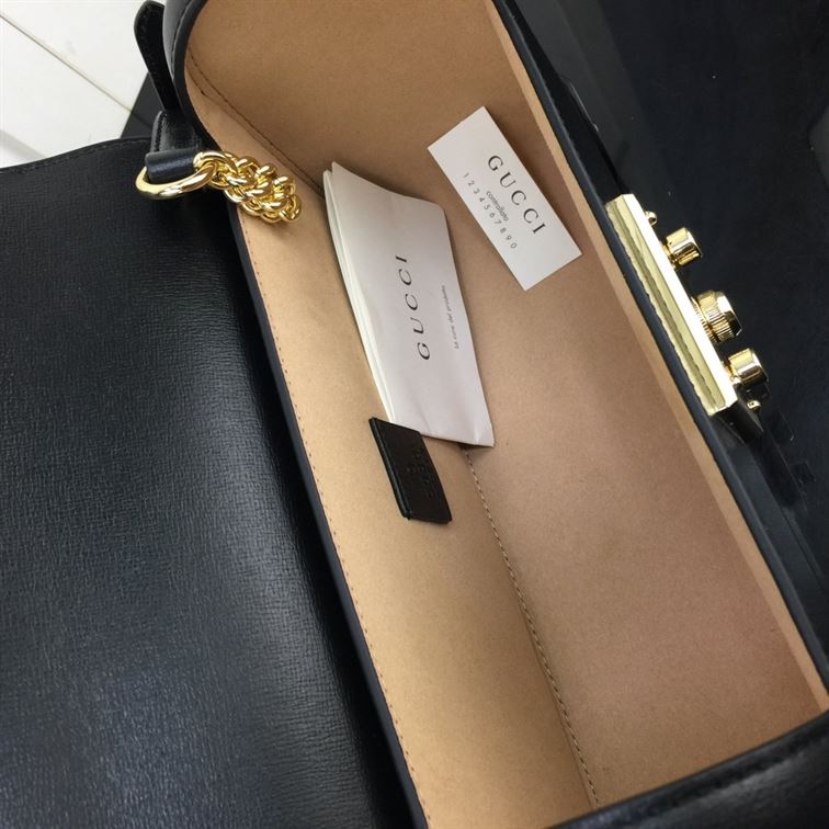 GUCCI PADLOCK GG SMALL BAMBOO SHOULDER BAG – GB85