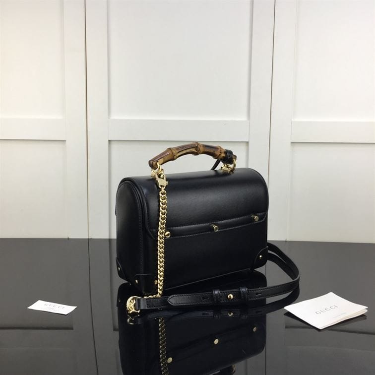 GUCCI PADLOCK GG SMALL BAMBOO SHOULDER BAG – GB85