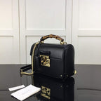 GUCCI PADLOCK GG SMALL BAMBOO SHOULDER BAG – GB85