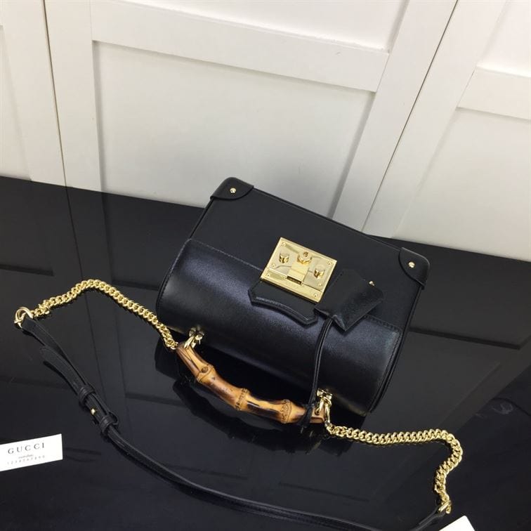 GUCCI PADLOCK GG SMALL BAMBOO SHOULDER BAG – GB85