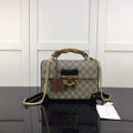 GUCCI PADLOCK GG SMALL BAMBOO SHOULDER BAG – GB86