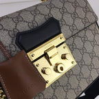 GUCCI PADLOCK GG SMALL BAMBOO SHOULDER BAG – GB86
