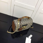 GUCCI PADLOCK GG SMALL BAMBOO SHOULDER BAG – GB86