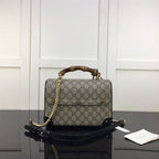 GUCCI PADLOCK GG SMALL BAMBOO SHOULDER BAG – GB86