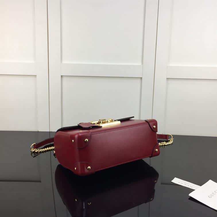 GUCCI PADLOCK GG SMALL BAMBOO SHOULDER BAG – GB87