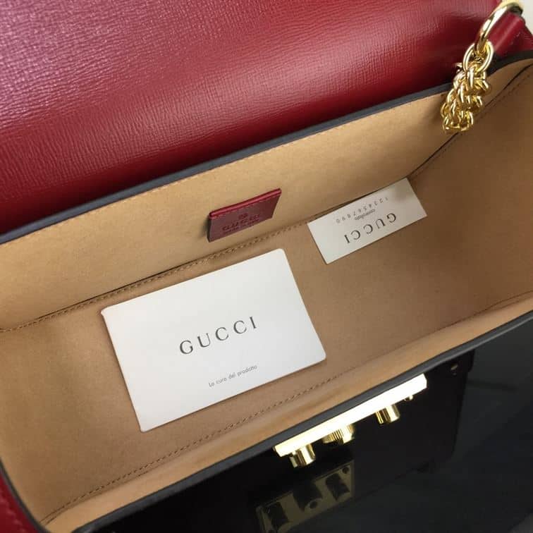 GUCCI PADLOCK GG SMALL BAMBOO SHOULDER BAG – GB87
