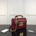 GUCCI PADLOCK GG SMALL BAMBOO SHOULDER BAG – GB87