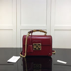 GUCCI PADLOCK GG SMALL BAMBOO SHOULDER BAG – GB87
