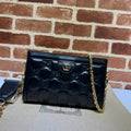 GUCCI SMALL GG QUILTED LEATHER BAG IN BLACK – GB29