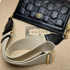 GUCCI SMALL GG QUILTED LEATHER BAG IN BLACK – GB29