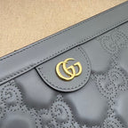 GUCCI SMALL GG QUILTED LEATHER BAG IN PALE GRAY – GB28