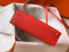 Hermes Kelly Mini II Bag In Rouge Casaque Epsom Leather GHW – HW124