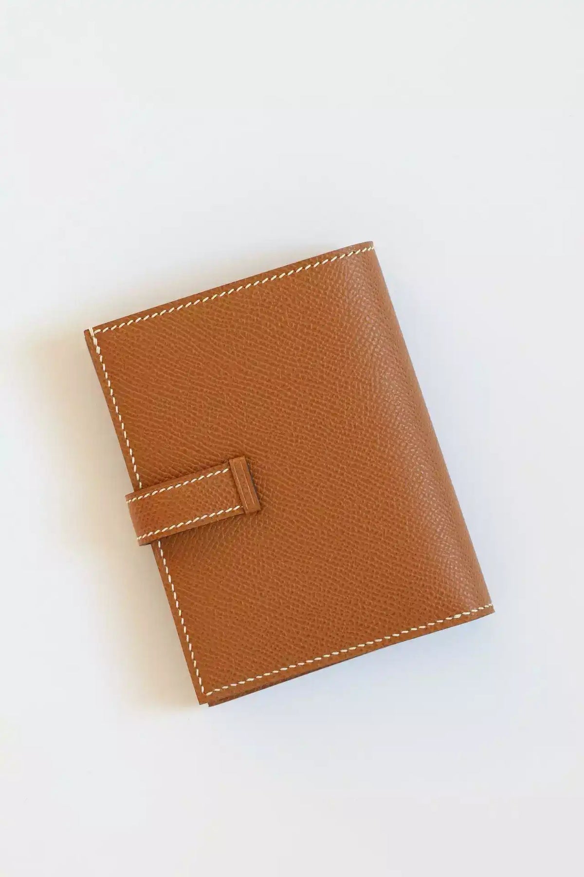 Hermes Bearn Compact Handmade Wallet in Gold Epsom Calfskin – HW152