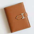 Hermes Bearn Compact Handmade Wallet in Gold Epsom Calfskin – HW152