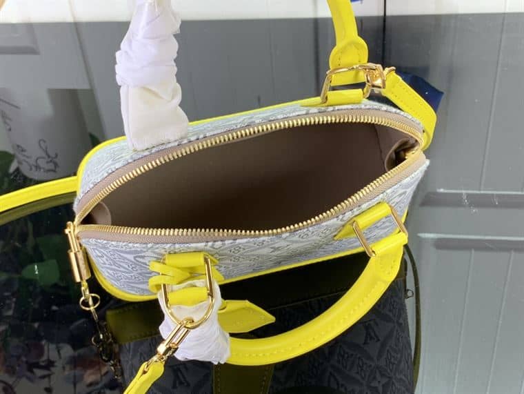 LOUIS VUITTON ALMA BB White Yellow – LW086