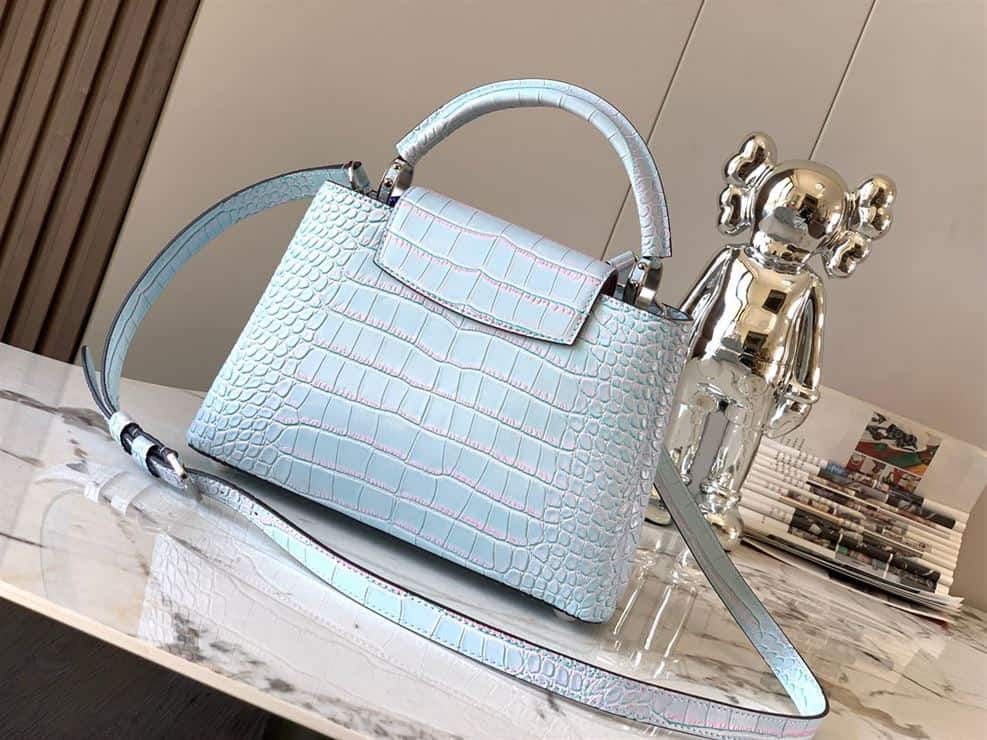 LOUIS VUITTON CAPUCINES BB Light Blue – LW052