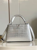 LOUIS VUITTON CAPUCINES BB Silver – LW064