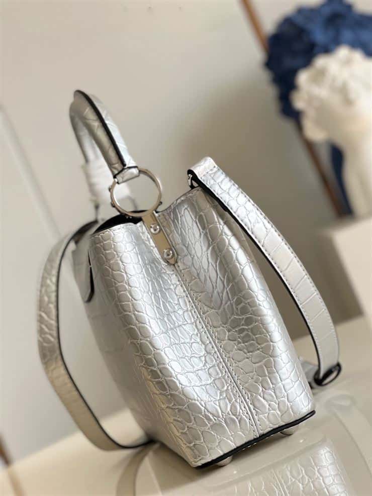 LOUIS VUITTON CAPUCINES BB Silver – LW064