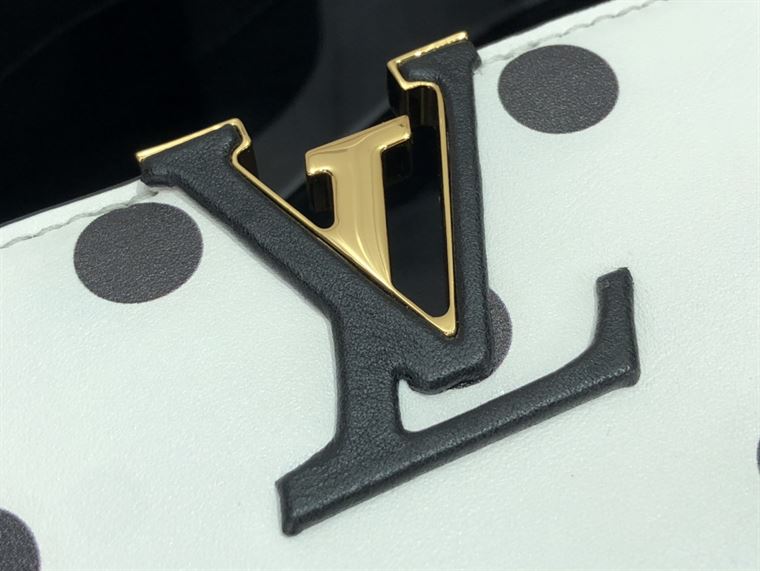LOUIS VUITTON CAPUCINES BB White & Black – LW093