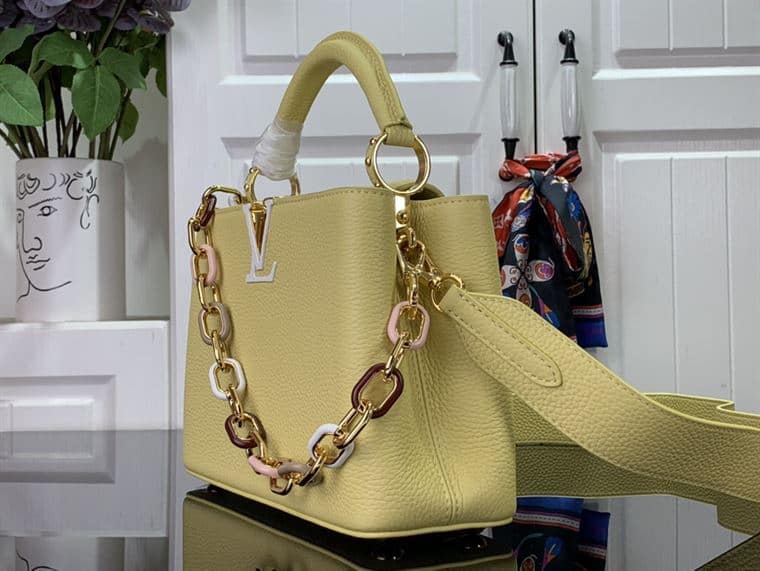 LOUIS VUITTON CAPUCINES BB YELLOW – LW102