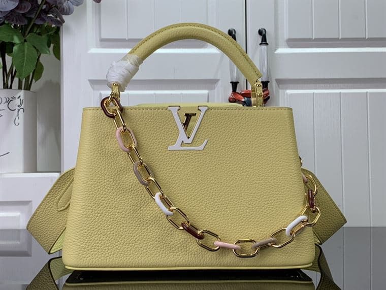 LOUIS VUITTON CAPUCINES BB YELLOW – LW102