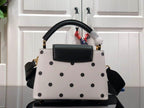 LOUIS VUITTON CAPUCINES MINI White and Black – LW094