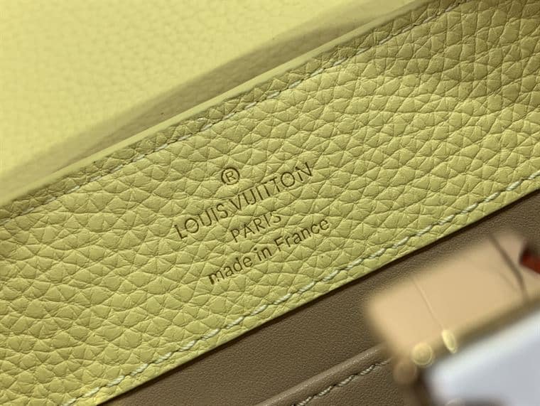 LOUIS VUITTON CAPUCINES MINI YELLOW – LW107