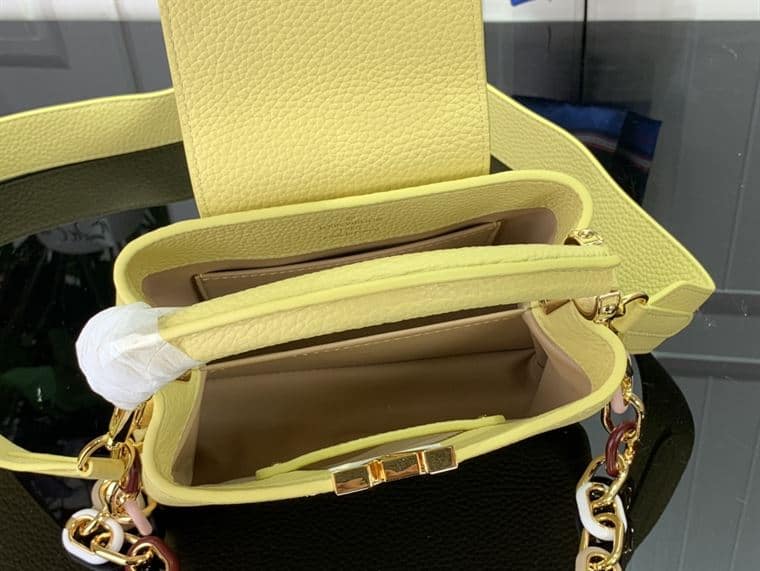 LOUIS VUITTON CAPUCINES MINI YELLOW – LW107