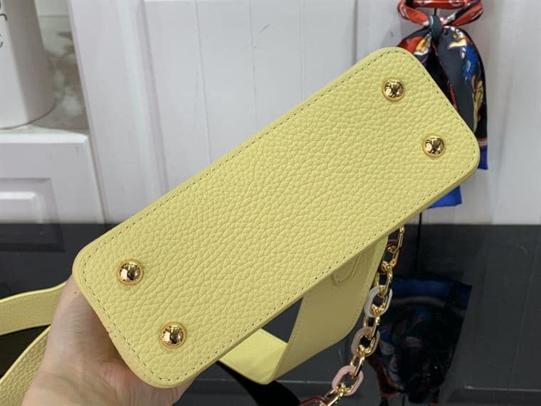 LOUIS VUITTON CAPUCINES MINI YELLOW – LW107